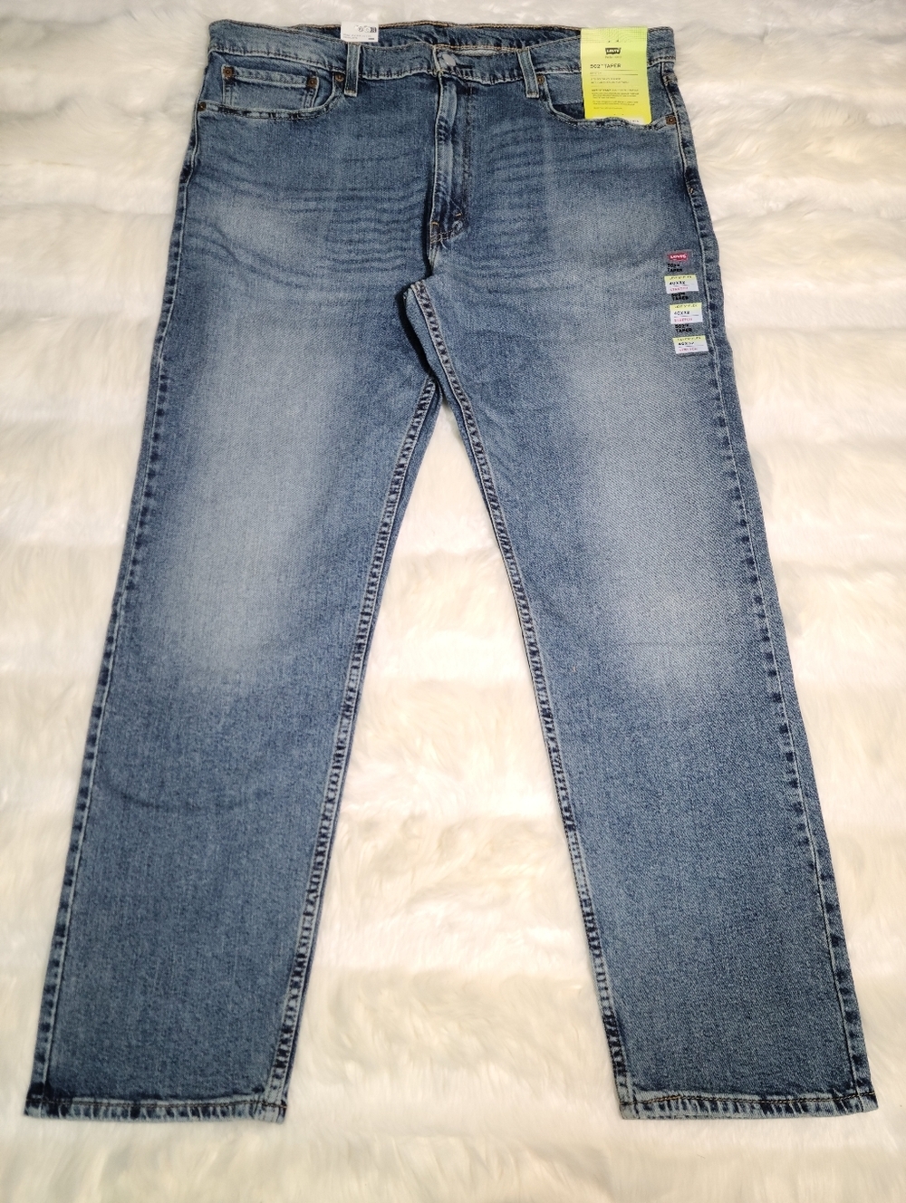 Levi's 502 Taper Regular Fit Blue Jean Men 40x32 NEW